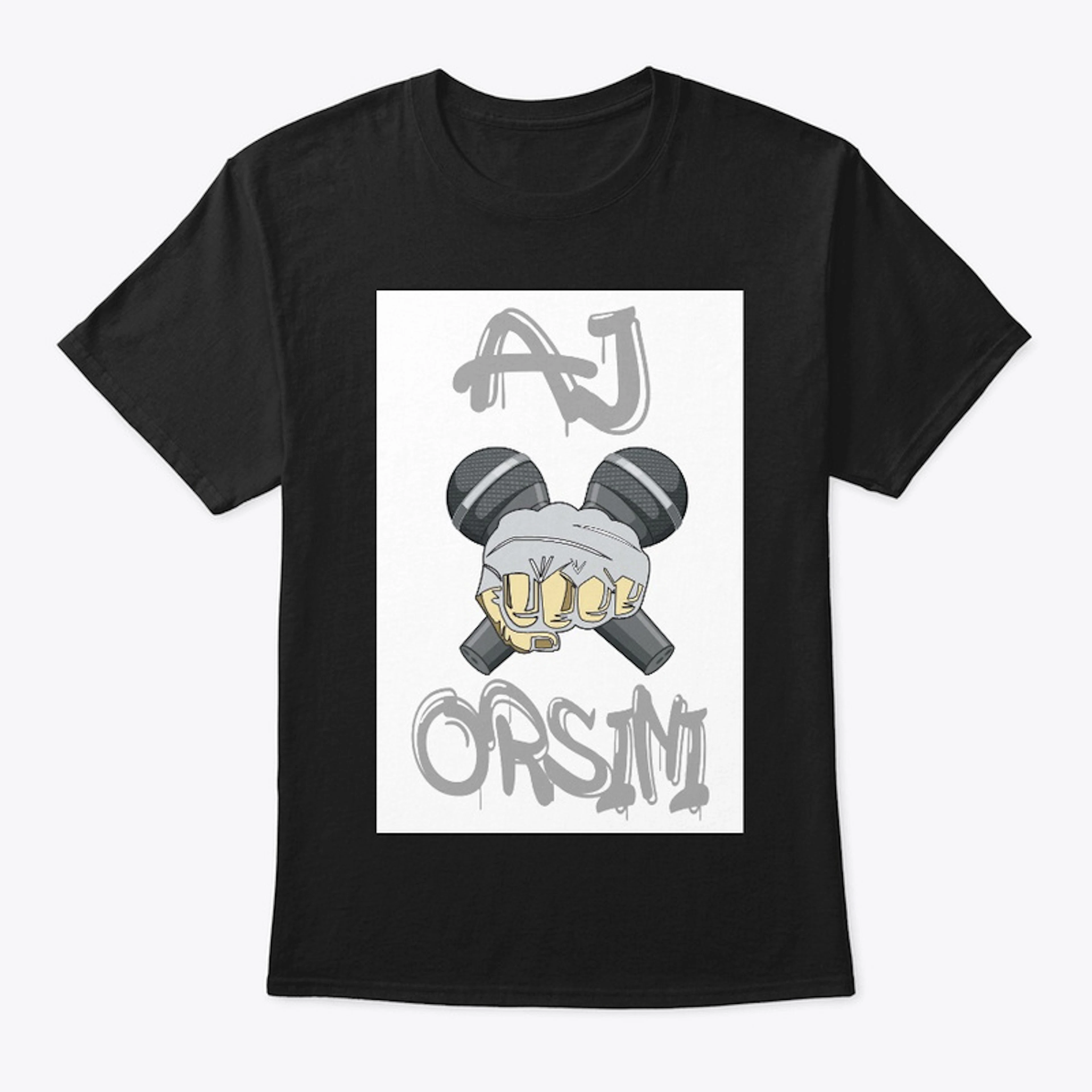 AJO's Fight Mic Kid's Tee (Silver Ink)