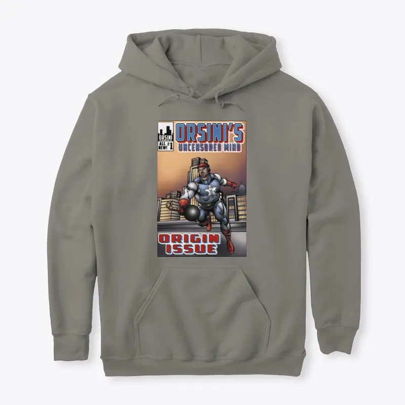 AJ OUM Pullover Hoodie Comic Logo