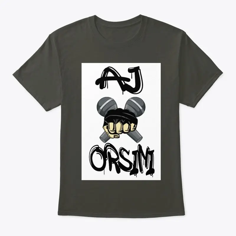 AJO's Fight Mic Men's Tee (Black Ink)