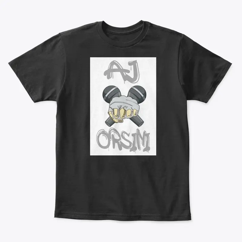 AJO's Fight Mic Kid's Tee (Silver Tee)